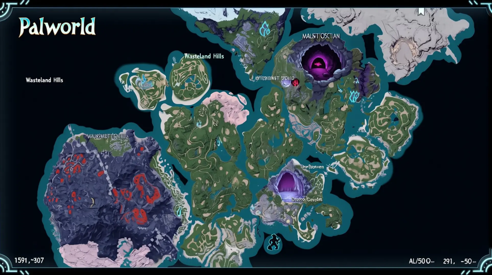 Palworld Dungeon Map: All Locations & Rewards Guide